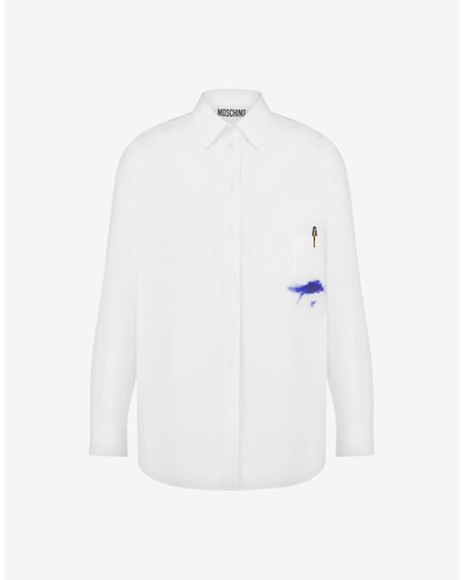 Camicia di Moschino in White da Uomo