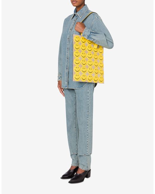 Shopper di Moschino in Yellow