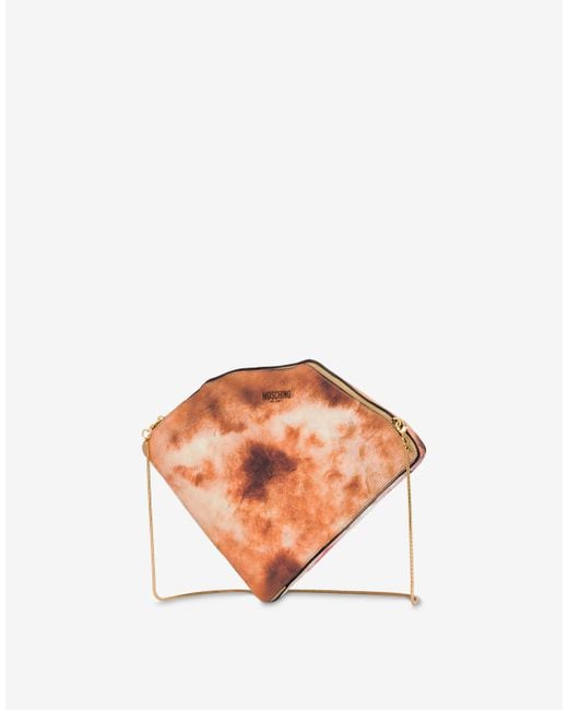 Moschino White Pizza Bag