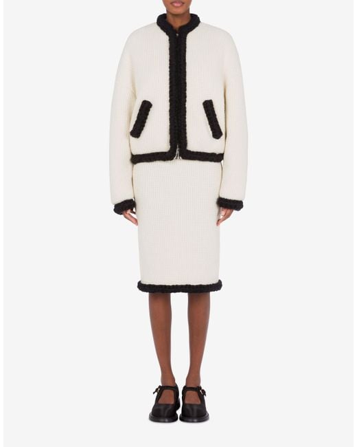 Moschino Natural Short Jacket
