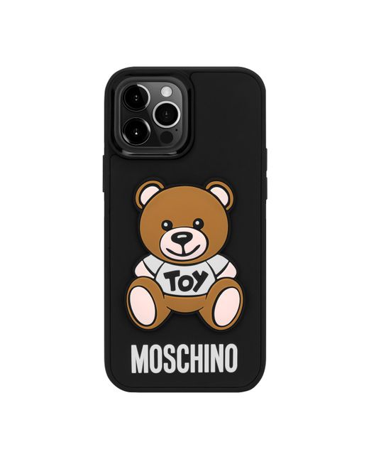 Moschino Teddy Bear Iphone 13 Pro Max Cover in Black | Lyst UK