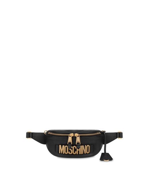 Moschino Logo Lettering Bumbag in Black | Lyst UK
