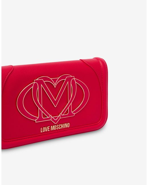 Love Moschino Pink Smart Daily Bag With Maxi Logo