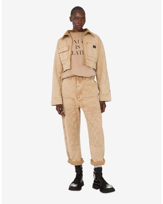 Giacca di Moschino in Natural