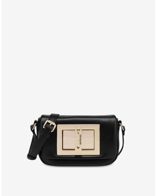 Borsa A Tracolla Clothespin di Love Moschino in Black