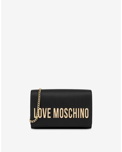 Moschino White Maxi Lettering Smart Daily Bag