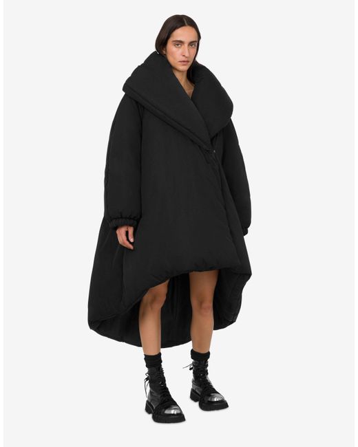 Moschino Black Oversized Down Jacket