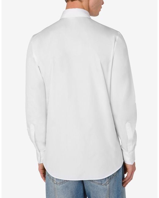 Camicia di Moschino in White da Uomo