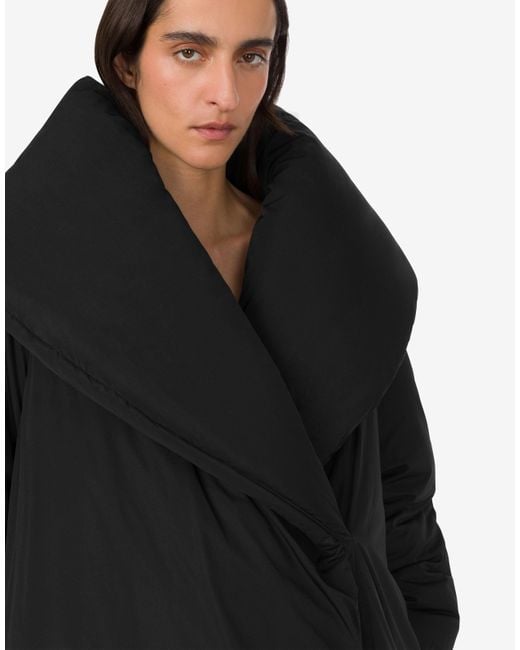 Moschino Black Oversized Down Jacket