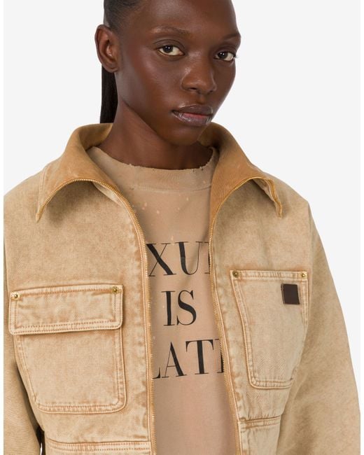 Giacca di Moschino in Natural