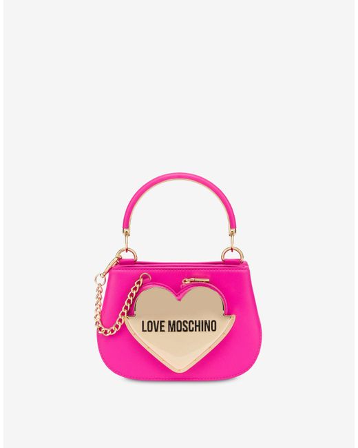 Moschino Pink Baby Heart Small Handbag