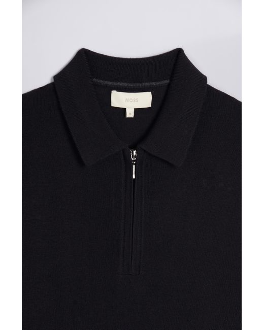 Zara Men's Zippered Knit Polo