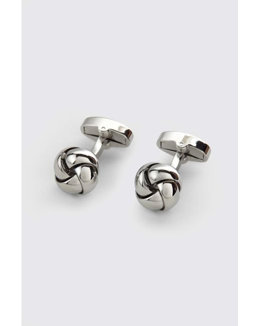 Moss Bros Blue Knot Cufflinks for men