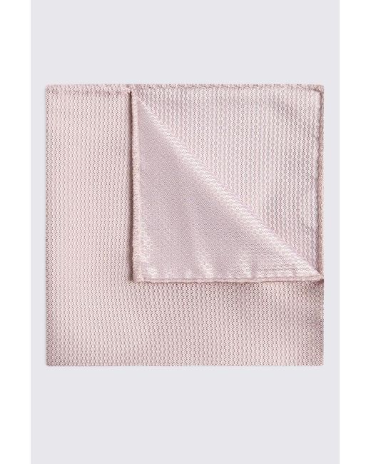 Silk semi plain Pink Dusty Silk Semi-Plain Pocket Square for men