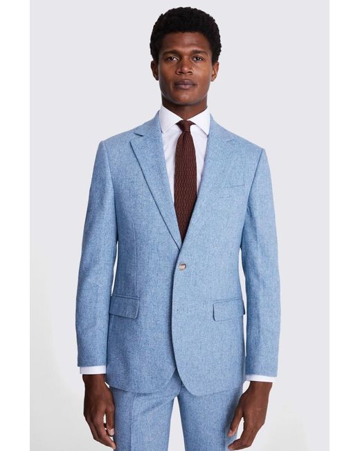 Blue donegal suit best sale