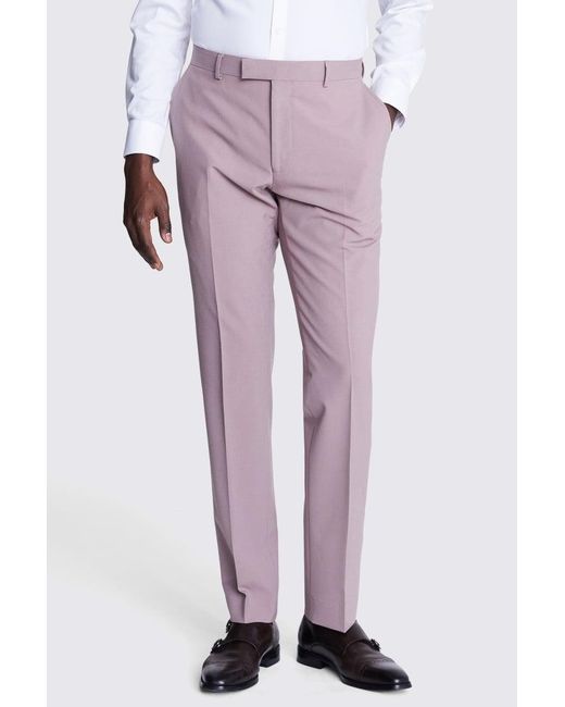 DKNY Pink Slim Fit Dusty Trousers for men