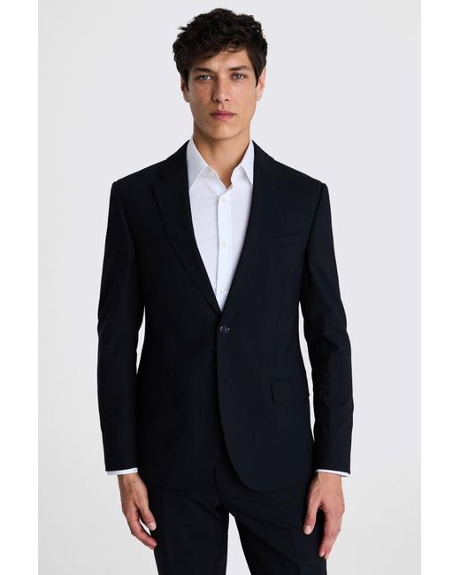 DKNY Blue Slim Fit Suit Jacket for men