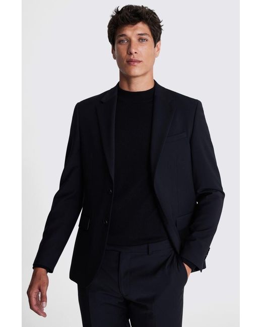 DKNY Blue Slim Fit Performance Suit Jacket for men