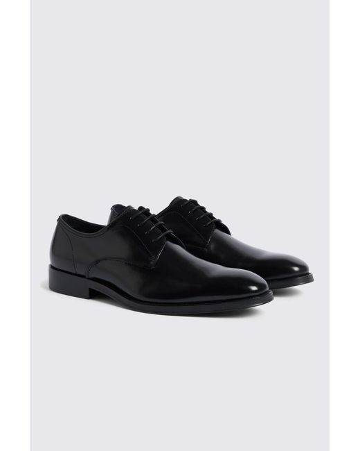John White Black Wilms Derby Shoe for men