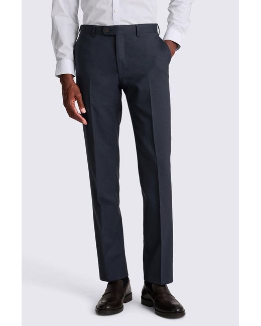 Barberis Blue Italian Tailored Fit Trousers for men