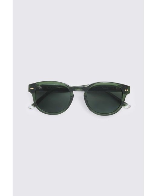 Taylor Morris Green Dark Piccadilly Sunglasses for men