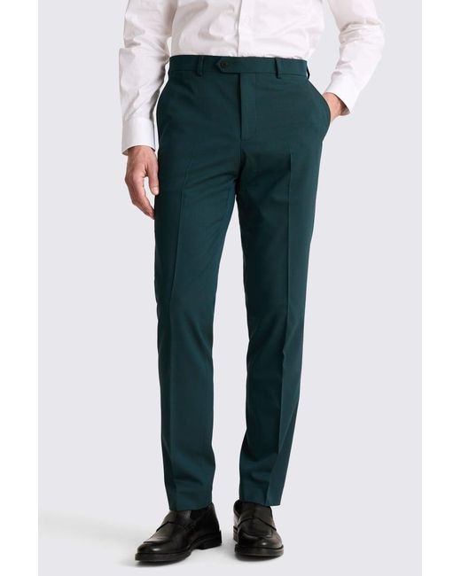 Ted Baker Blue Tailored Fit Trousers for men