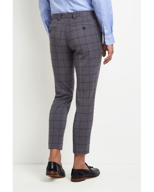 skinny fit cropped trousers