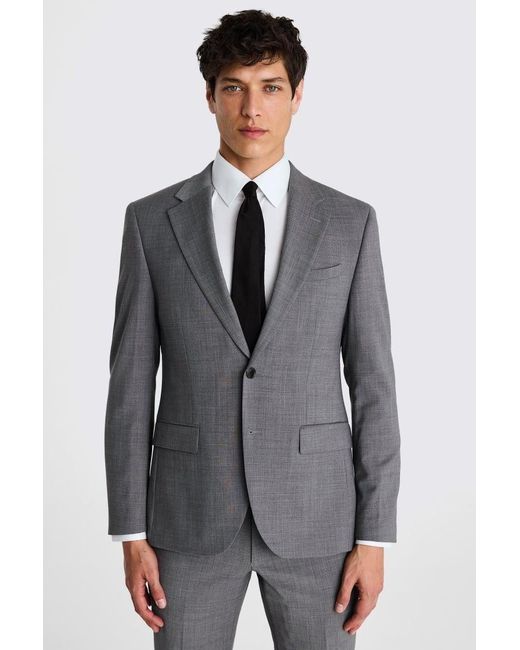 DKNY Gray Slim Fit Performance Suit Jacket for men