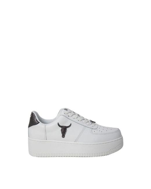 Windsor Smith Carrie Over black racerr sneakers - RACERR BLK/WHT