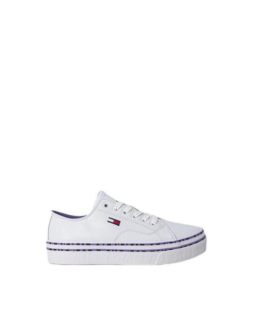 TOMMY HILFIGER JEANS Sneakers in White | Lyst