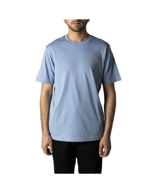 Dickies Cotton T-shirt in Light Blue 