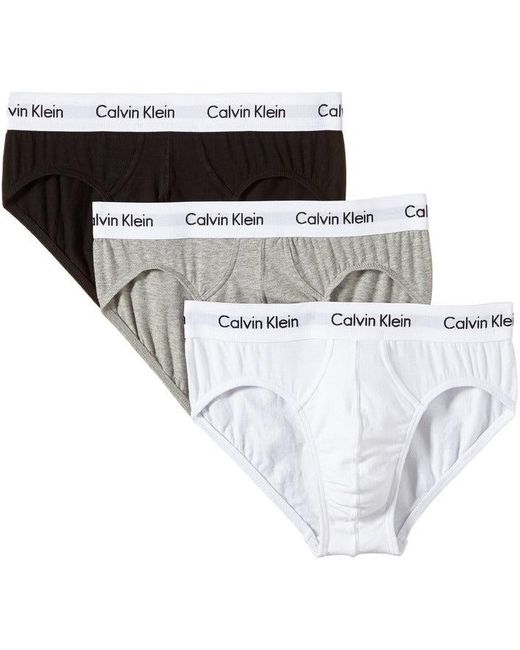 Calvin Klein Cotton Underwear in Grey (Gray) for Men | Lyst