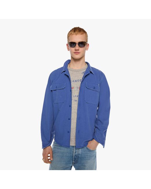 Mother Blue The Tactical Rounded Freeze Prints Jacket for men