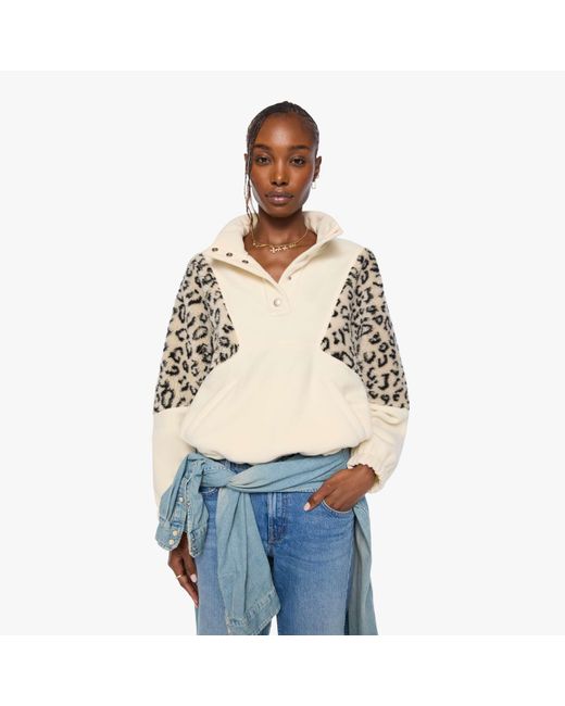 Mother Natural The Funnel Neck Drop Inset Cream And Shirt