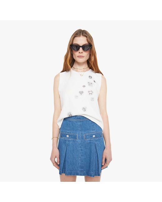 Mother Blue The Lil Goodie Chop Pin Point T-Shirt
