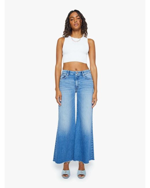 Mother Blue The Roller Fray Fan Favorite Jeans