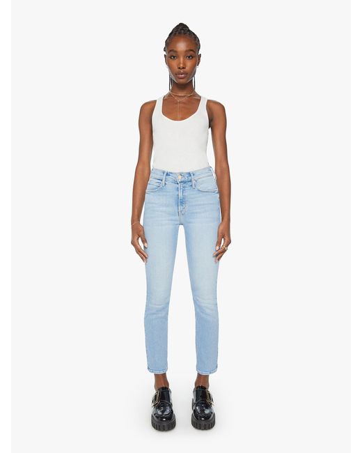 Mother Blue The Mid Rise Dazzler Ankle Limited Edition Jeans