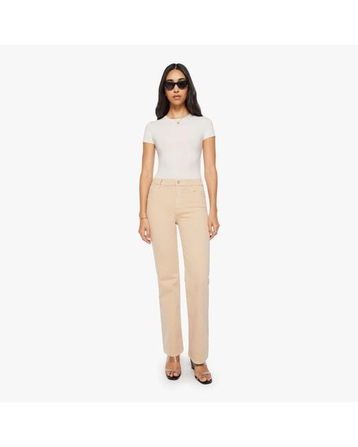Mother Natural The Kick It Almond Buff Pants