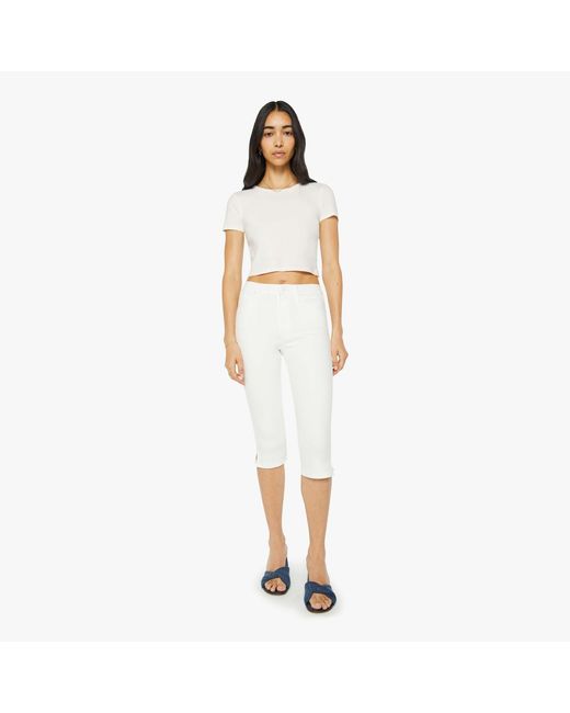 Mother White The Stunner Zip Bunny Snip Fairest Of Them All Jeans