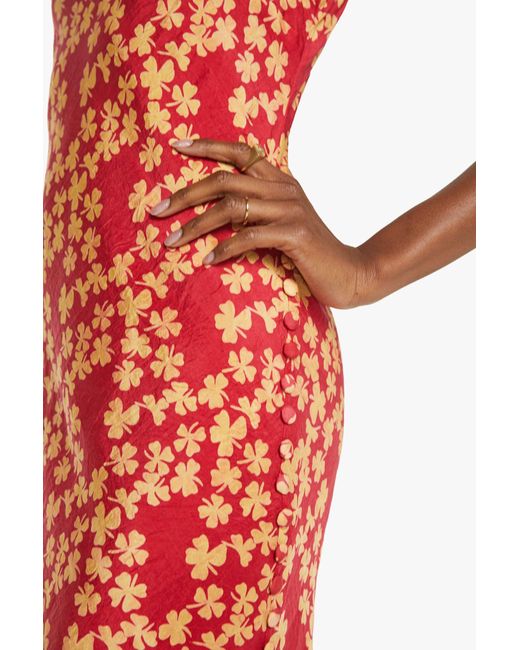 Alix Of Bohemia Red Adele Dress Clover