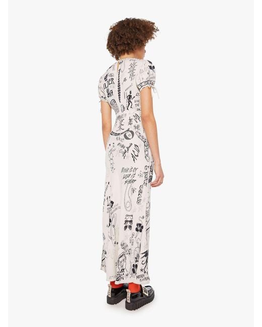 Mother White The Cap And Gown Spin Me Around Dress
