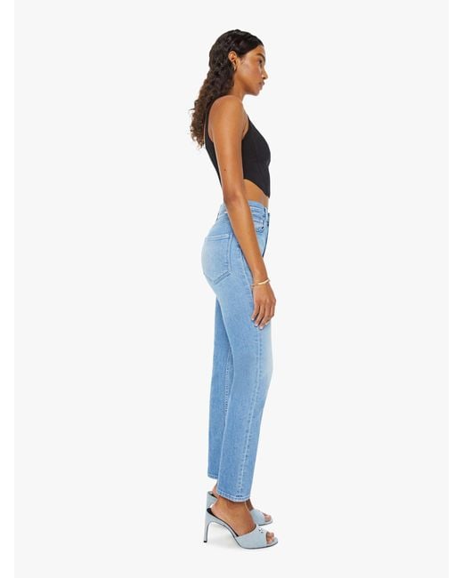 Mother Blue The Pixie Rider Ankle Mediterranean Muse Jeans