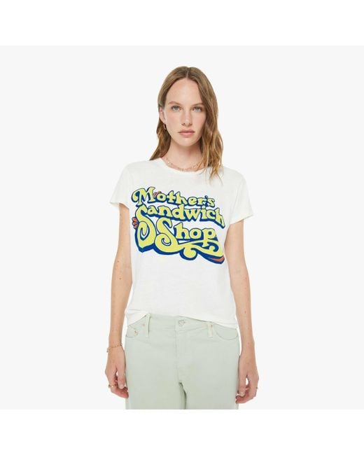 Mother White The Boxy Goodie Sandwich Shop T-Shirt