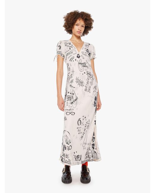 Mother White The Cap And Gown Spin Me Around Dress