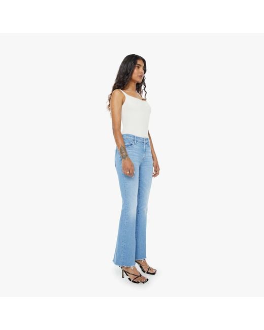 Mother Blue Petites The Lil Weekender Fray Satisfy Your Cravings Jeans