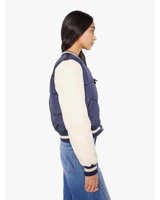 Mother Blue The Pillow Talk Letterman Jacket Second String