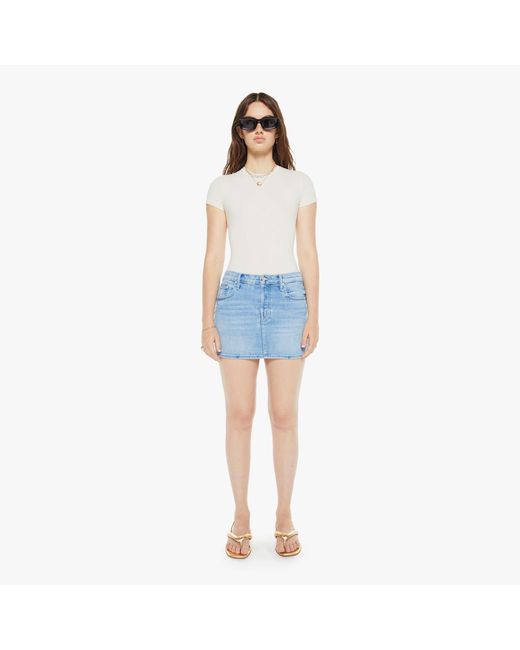 Mother Blue The Vagabond Mini Skirt Tune In, Tune Out