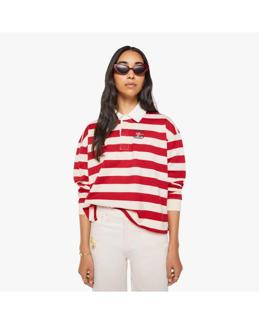 Mother Red Merci X The Boxy Match Going Distance Shirt
