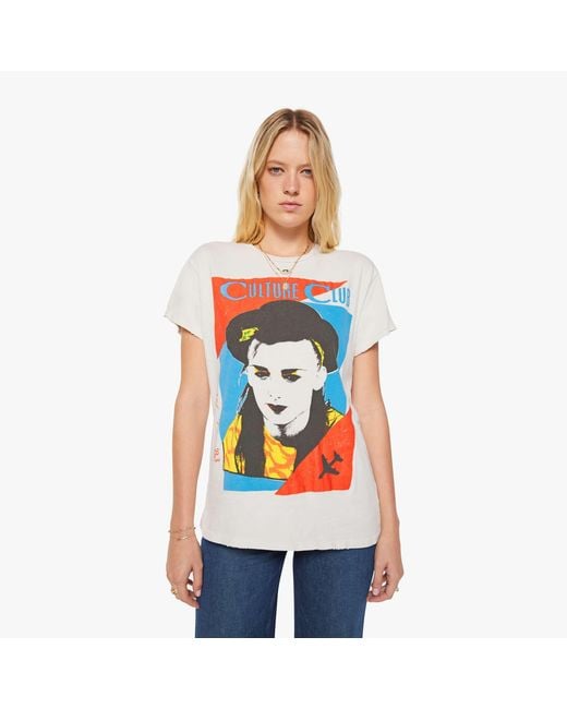 MadeWorn White Culture Club Vintage T-Shirt