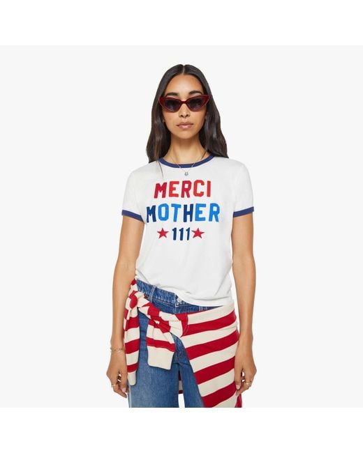 Mother White Merci X The Lil' Goodie Ringer Champions T-Shirt